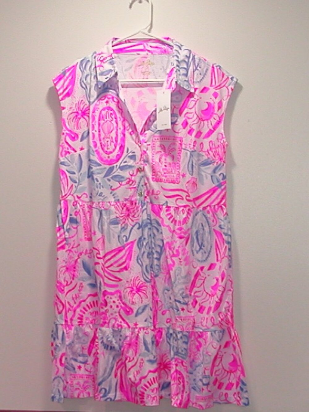 Lilly Pulitzer Arley Dress Resort White Sun Sea Sand Size Small NWT $138